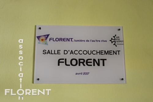 Plaque salle Florent